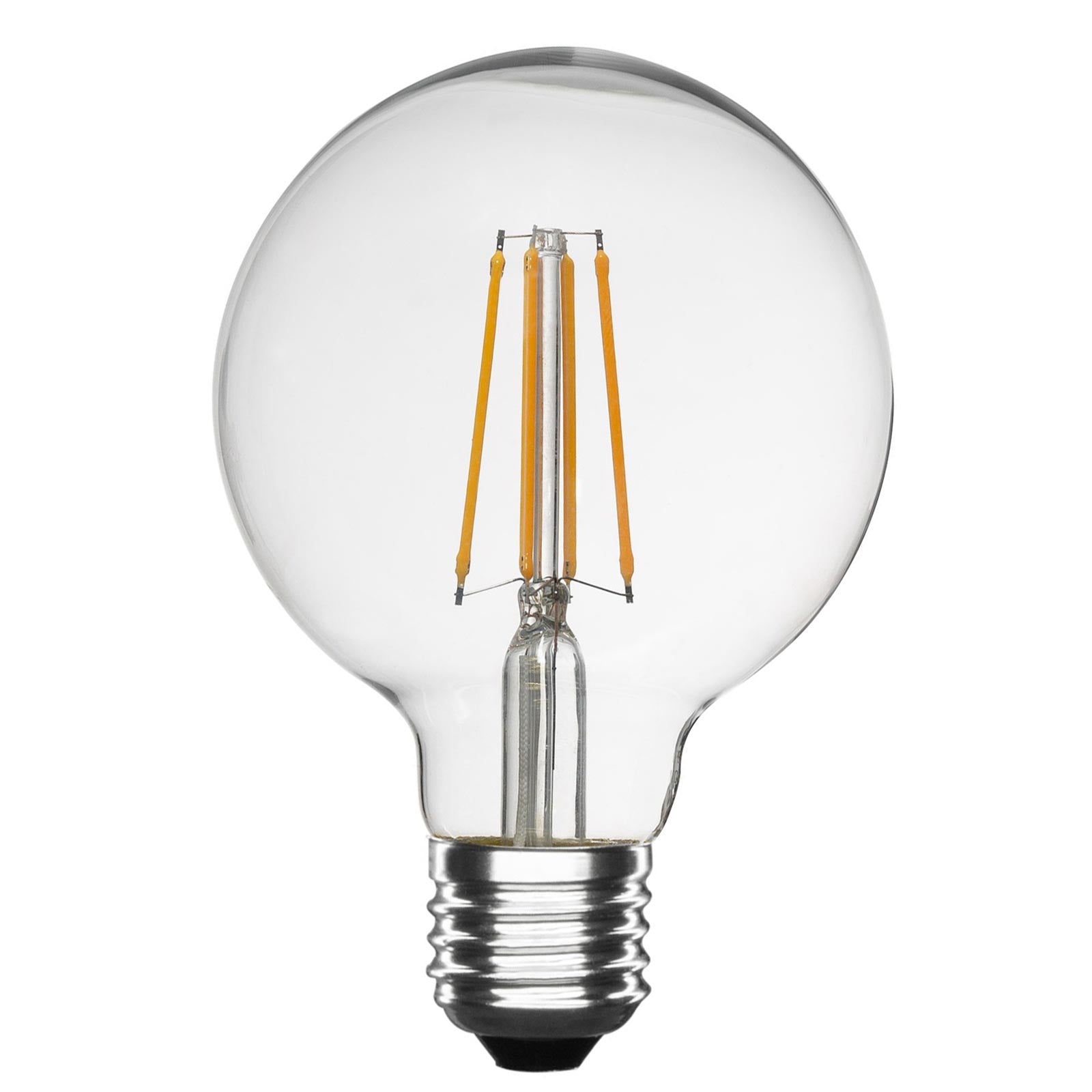 Lampadina G95 globo E27 LED 15W resa 187W lampada decorativa vetro luce NATURALE pub bar taverna pizzeria 4000K