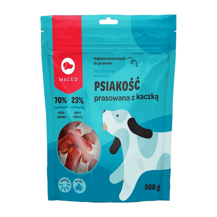 Osso pressato con anatra MACED - Snack per cani - 500g