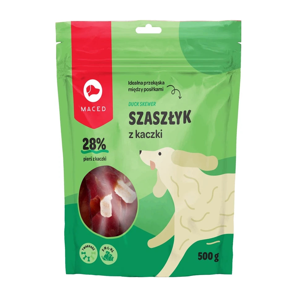 Spiedino di anatra MACED - Snack per cani - 500g