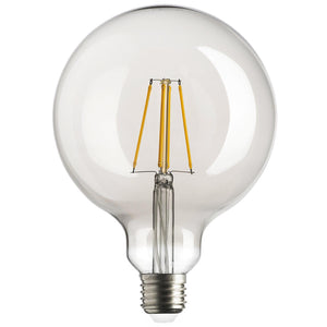 Lampadina G125 globo E27 LED 8W resa 85W lampada palla vetro luce 2700K decorativa pub bar locali taverna