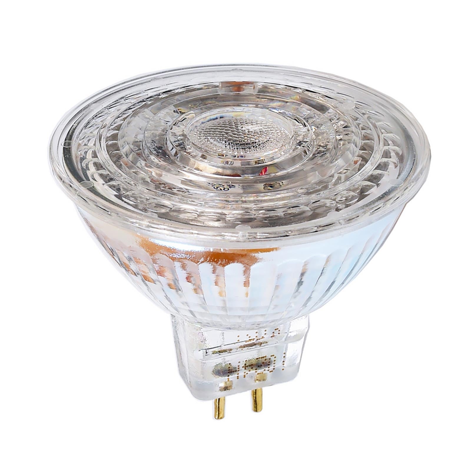 Lampadina SPOT LED MR16 3.8W attacco GU5.3 faretto lampada 12V AC/DC angolo luce 36 gradi luce 3000K
