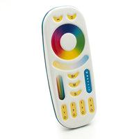 SET 5x Faretto lampada LED GU10 4W dimmerabile RGB CCT da 2700K a 6500K spotlight 25 gradi con telecomando RF