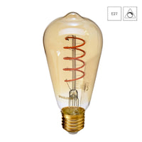 Lampadina decorativa Master Value E27 dimmerabile LED 4W lampada vetro dorato luce 1800K pub bar taverna 230V