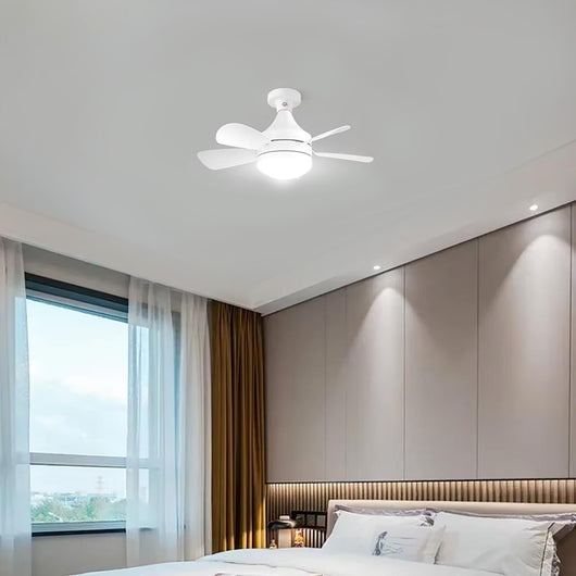 Lampadina E27 2 in 1 lampada dimmerabile ventilatore 3 velocità LED 19W CCT da 3000K a 6500K telecomando camera da letto cucina 3 velocità