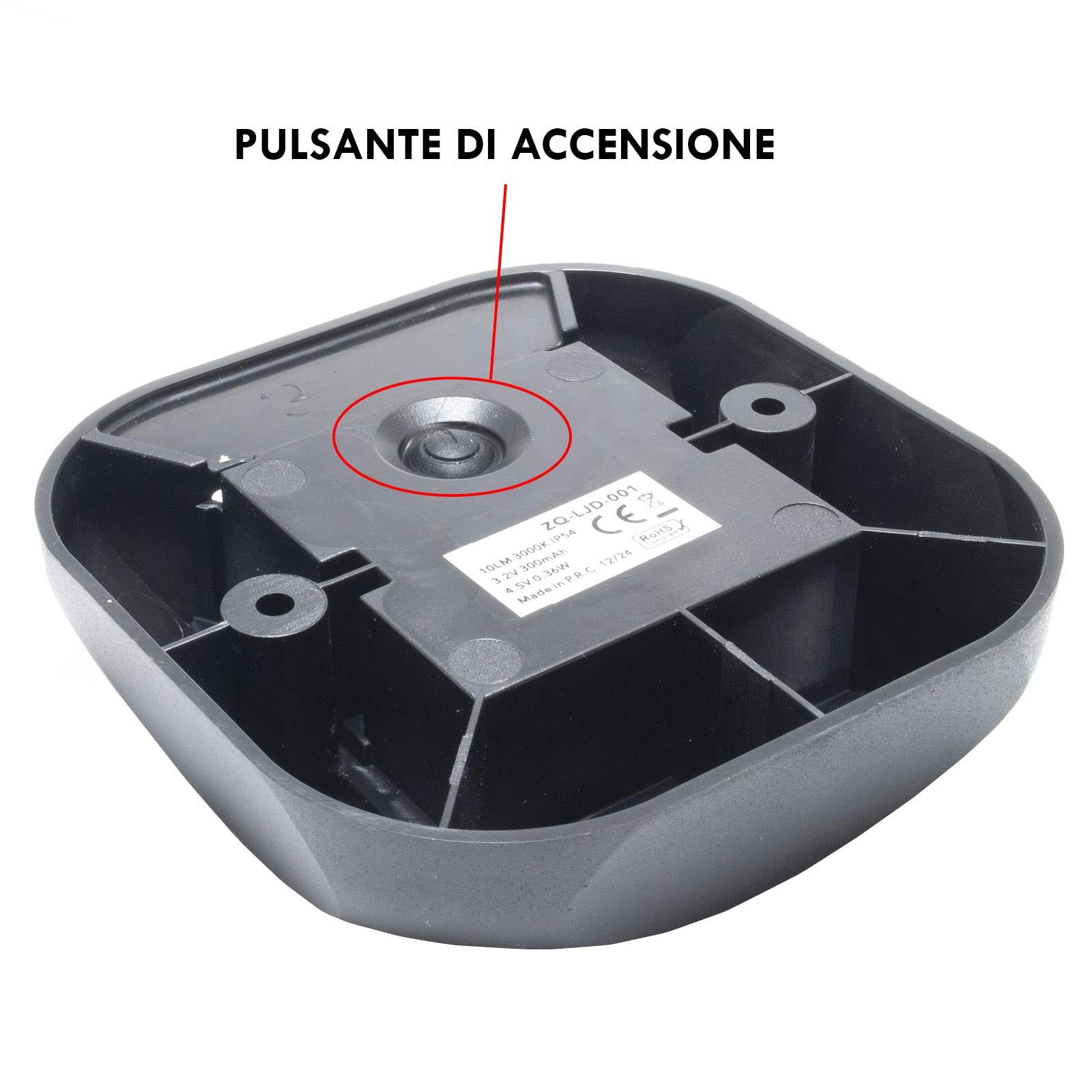 Confezione 10 faretti faretto segnapassi impermeabile IP54 crepuscolare batteria ad energia solare LED luce 3000K per esterno giardino viale scale