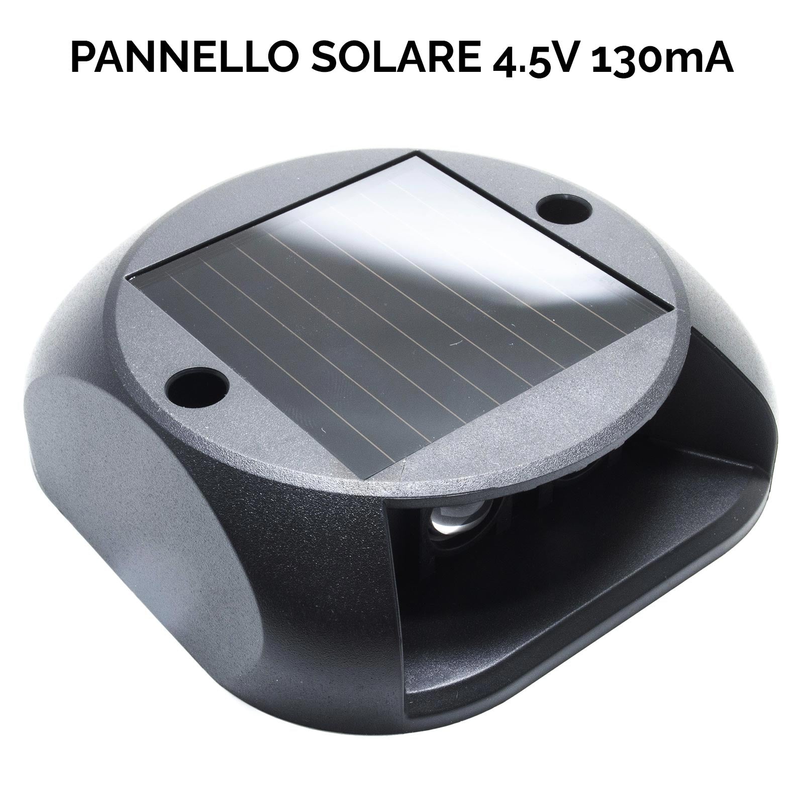 Confezione 10 faretti faretto segnapassi impermeabile IP54 crepuscolare batteria ad energia solare LED luce 3000K per esterno giardino viale scale