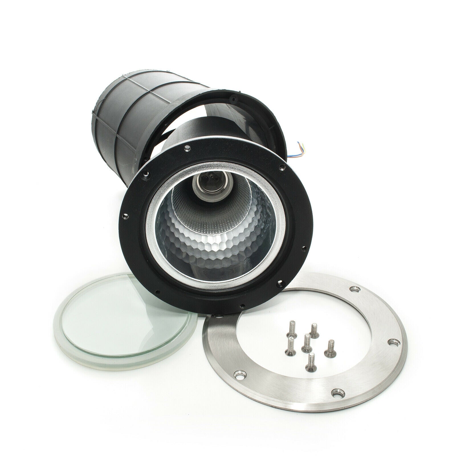 Faretto calpestabile da incasso impermeabile IP65 LED E27 SPOT PAR30 12W angolo luce 40 gradi giardino cortile facciata LUCE NATURALE 4000K