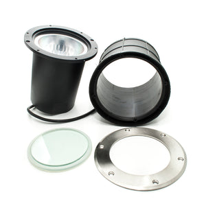 Faretto calpestabile da incasso impermeabile IP65 LED E27 SPOT PAR30 12W angolo luce 40 gradi giardino cortile facciata LUCE NATURALE 4000K