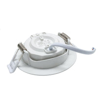 CONFEZIONE DA 10 Faretto incasso tondo slim LED 7W CCT orientabile foro 70mm SPOT 38 gradi luci cappa vetrina negozio BIANCO