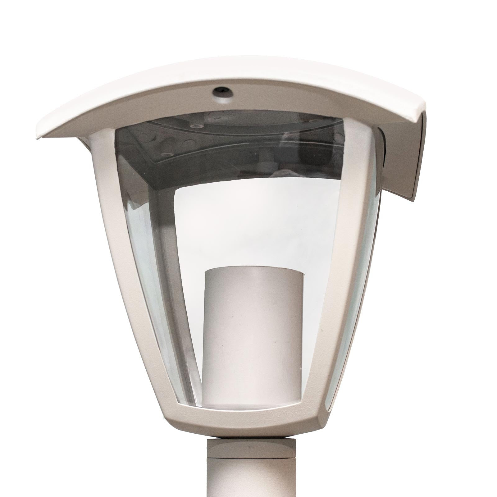 Lampione moderno da giardino E27 lampioncino impermeabile luce per viale cortile sentiero bianco 86cm