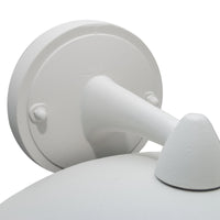 Lanterna da parete E27 applique lampada LED 8W per esterno impermeabile luce muro giardino ingresso balcone bianco