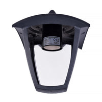 Lanterna da parete E27 applique lampada LED 8W per esterno impermeabile luce muro giardino ingresso balcone grigio scuro