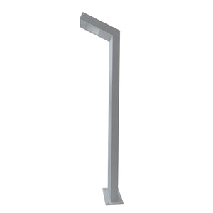 Lampione moderno LED 10W IP54 lampioncino impermeabile paletto luminoso esterni luce giardino viale cortile 58cm bianco