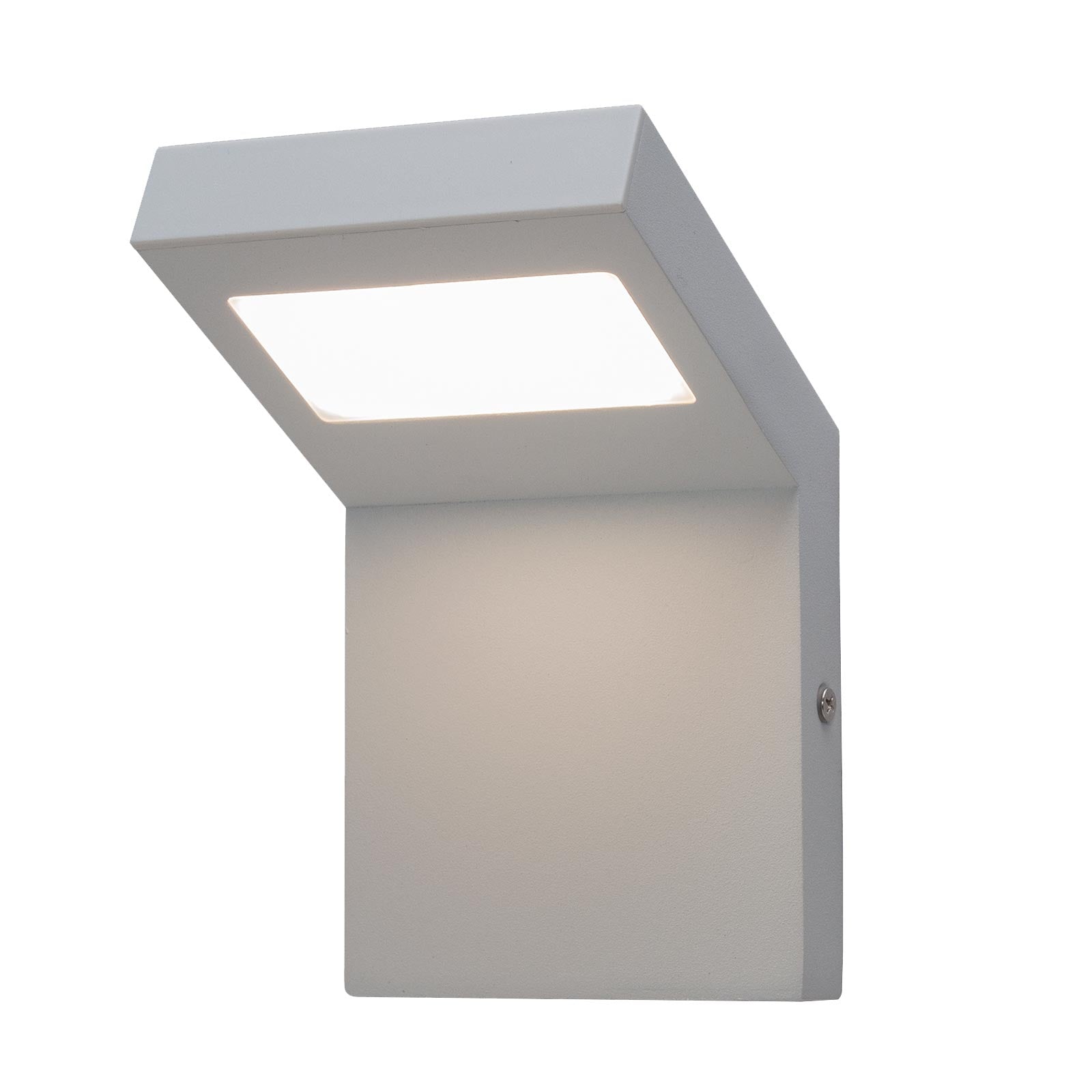Applique da parete IP54 LED 10W lampada impermeabile esterni muro luce 4000K giardino ingresso terrazzo balcone bianco