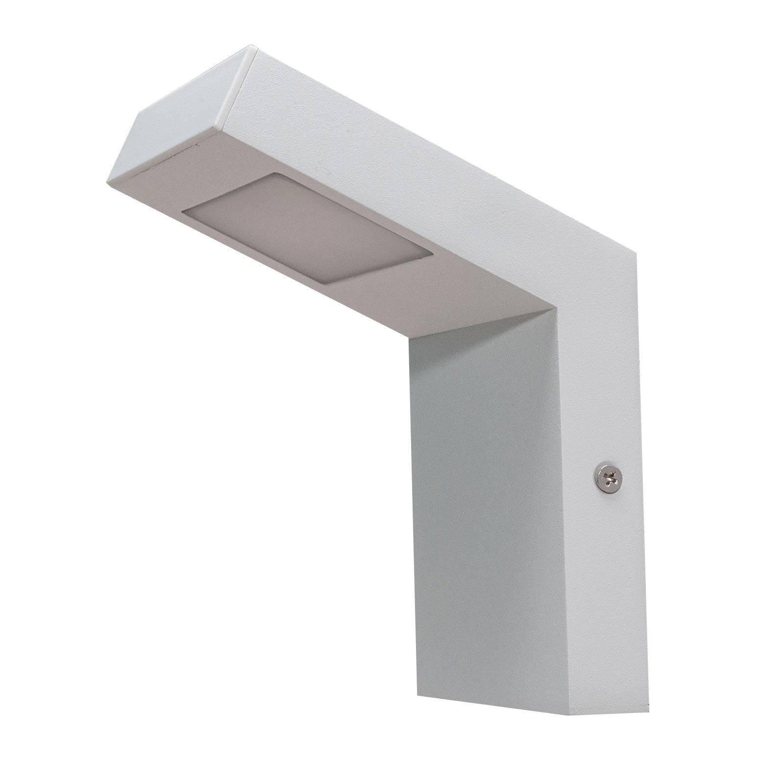 Applique da parete IP54 LED 10W lampada impermeabile esterni muro luce 4000K giardino ingresso terrazzo balcone bianco