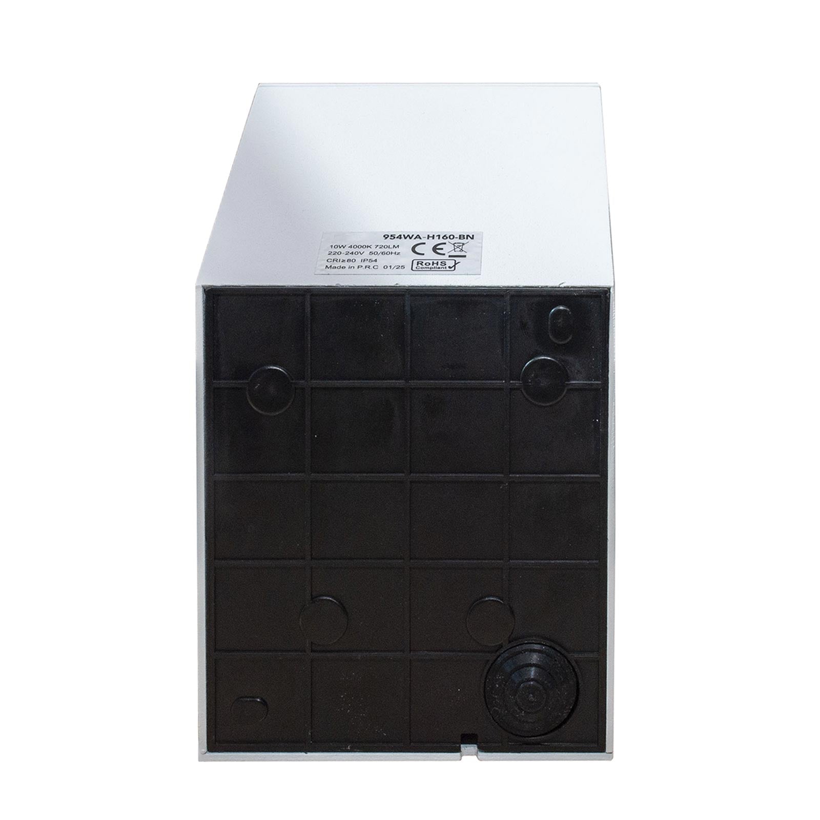 Applique da parete IP54 LED 10W lampada impermeabile esterni muro luce 4000K giardino ingresso terrazzo balcone bianco