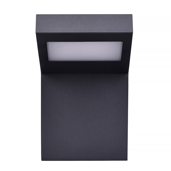 Applique da parete IP54 LED 10W lampada impermeabile esterni muro luce 4000K giardino ingresso terrazzo balcone grigio scuro