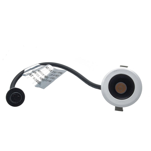 Mini faretto bianco incasso LED 3W CCT da 2700K a 4000K luce SPOT 26 gradi box doccia bagno IP44 vetrine espositori RA90