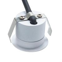 Mini faretto bianco incasso LED 3W CCT da 2700K a 4000K luce SPOT 26 gradi box doccia bagno IP44 vetrine espositori RA90