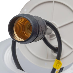 Lampada da terra decorativa sfera luce LED E27 palla luminosa IP65 decorazione giardino prato sala eventi bordo piscina 40CM SENZA LAMPADA