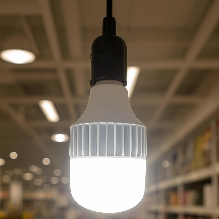 Lampada TURBO LED E27 30W alta resa 141W 2300 lumen illuminazione per grandi ambienti luce negozio centro commerciale 4000K