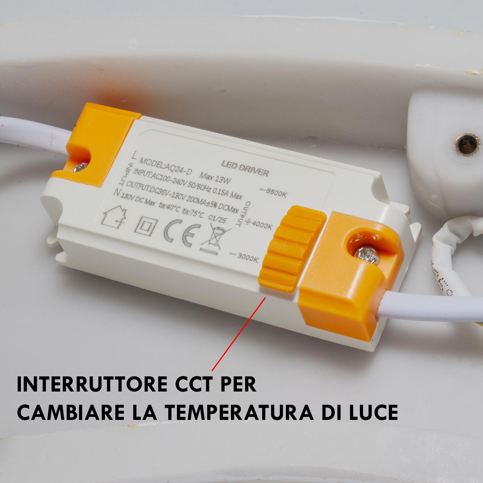 Applique decorativo in resina forma di piuma LED 12W CCT da 3000K a 6500K lampada di design parete luce camera da letto soggiorno