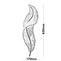 Applique decorativo in resina forma di piuma LED 12W CCT da 3000K a 6500K lampada di design parete luce camera da letto soggiorno