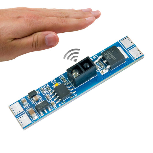 Mini interruttore automatico sensore movimento mano accensione luci profili striscia LED alimentazione 5V 12V 24V 8Ah