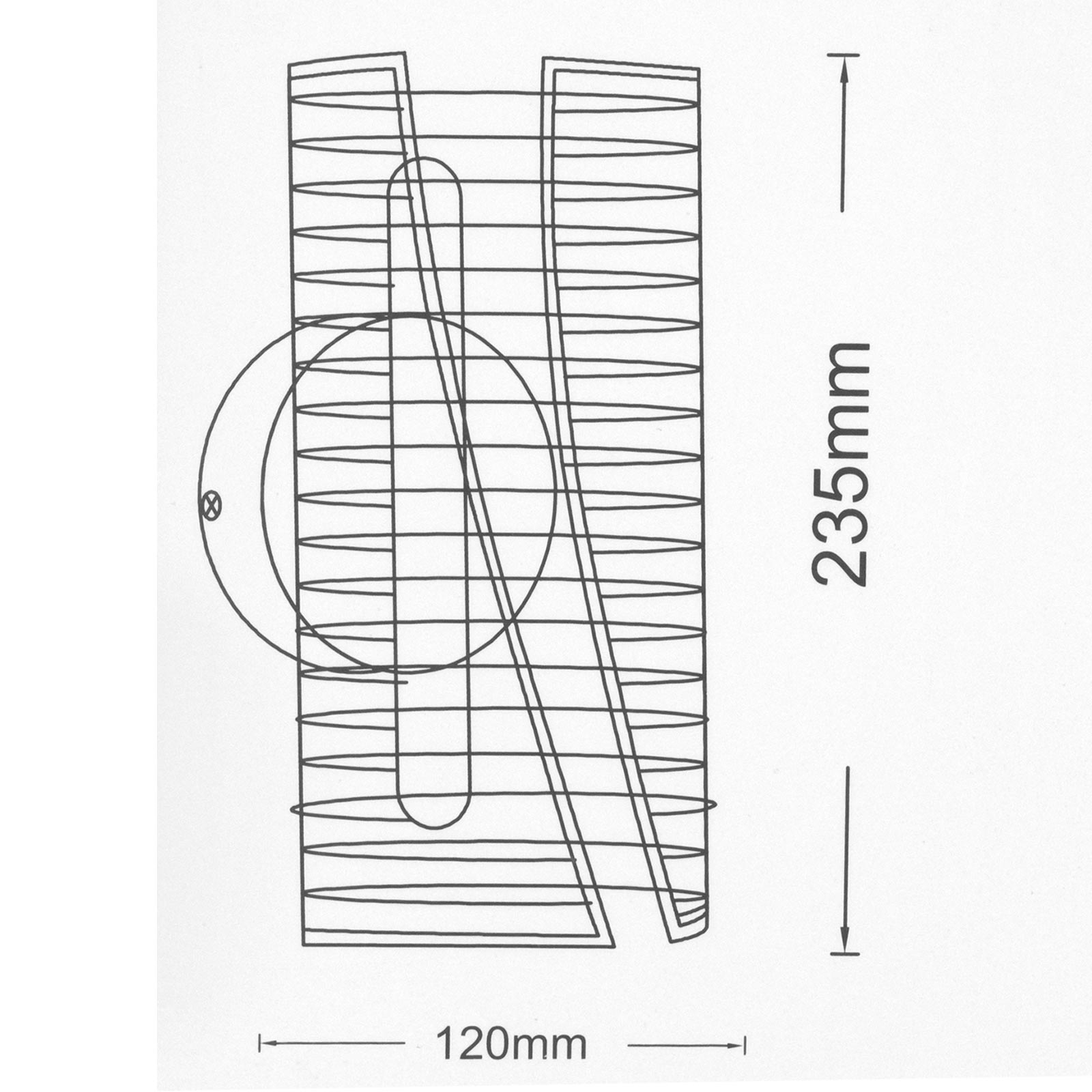 Applique decorativo da parete LED 6W con interruttore CCT lampada moderna dorata luce soggiorno ufficio camera da letto