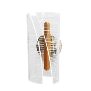 Applique decorativo da parete LED 6W con interruttore CCT lampada moderna dorata luce soggiorno ufficio camera da letto