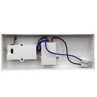 Applique esterno da parete con sensore LED CCT SWITCH 10W impermeabile IP54 luce muro giardino ingresso garage parcheggio COLORE BIANCO