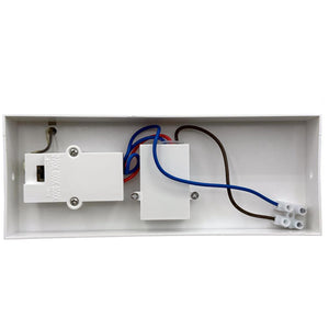 Applique esterno da parete con sensore LED CCT SWITCH 10W impermeabile IP54 luce muro giardino ingresso garage parcheggio COLORE BIANCO