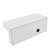 Applique esterno da parete con sensore LED CCT SWITCH 10W impermeabile IP54 luce muro giardino ingresso garage parcheggio COLORE BIANCO