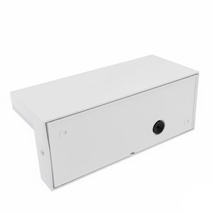 Applique esterno da parete con sensore LED CCT SWITCH 10W impermeabile IP54 luce muro giardino ingresso garage parcheggio COLORE BIANCO