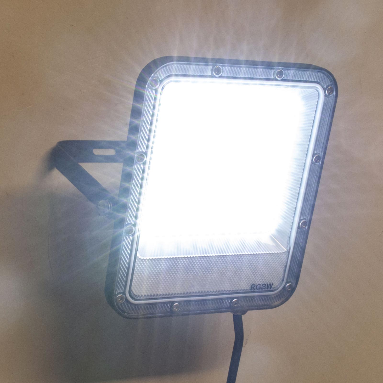 Faro LED RGB 25W Luce Atmosfera Faretto Proiettore Esterno Slim IP65 Telecomando