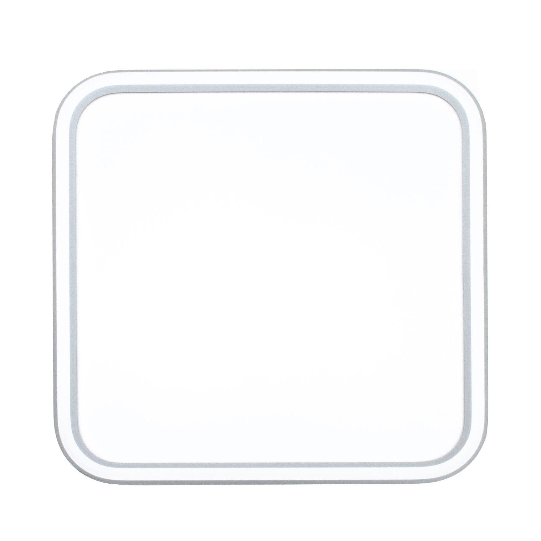 Plafoniera moderna quadrata LED 50W interruttore CCT luce indiretta soffitto bagno cucina ufficio 4000lm 50cm