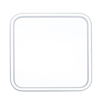 Plafoniera moderna quadrata LED 50W interruttore CCT luce indiretta soffitto bagno cucina ufficio 4000lm 50cm
