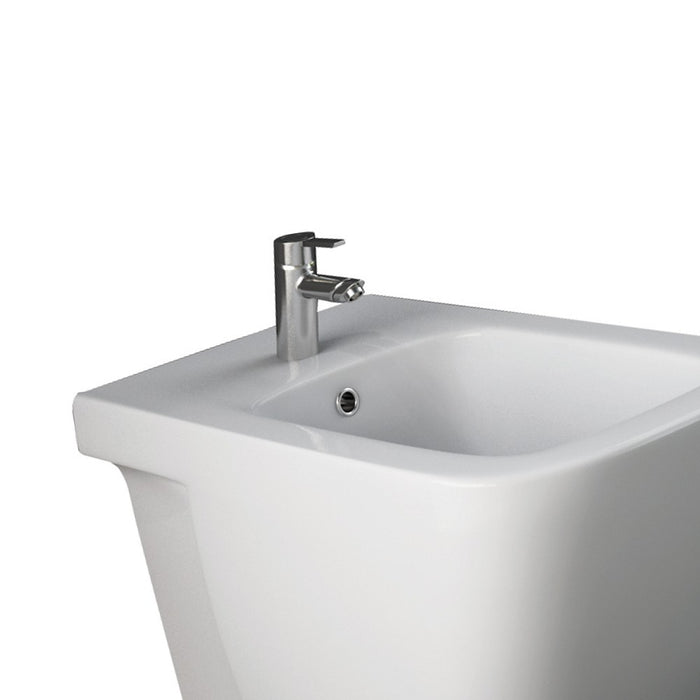 Bidet in ceramica con installazione filo muro - serie caroline