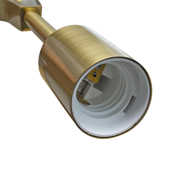 Lampadario moderno 6 luci attacco E27 6 bracci lampada di design a sospensione bronzo pendente luce tavolo cucina soggiorno camera da letto ufficio 230V