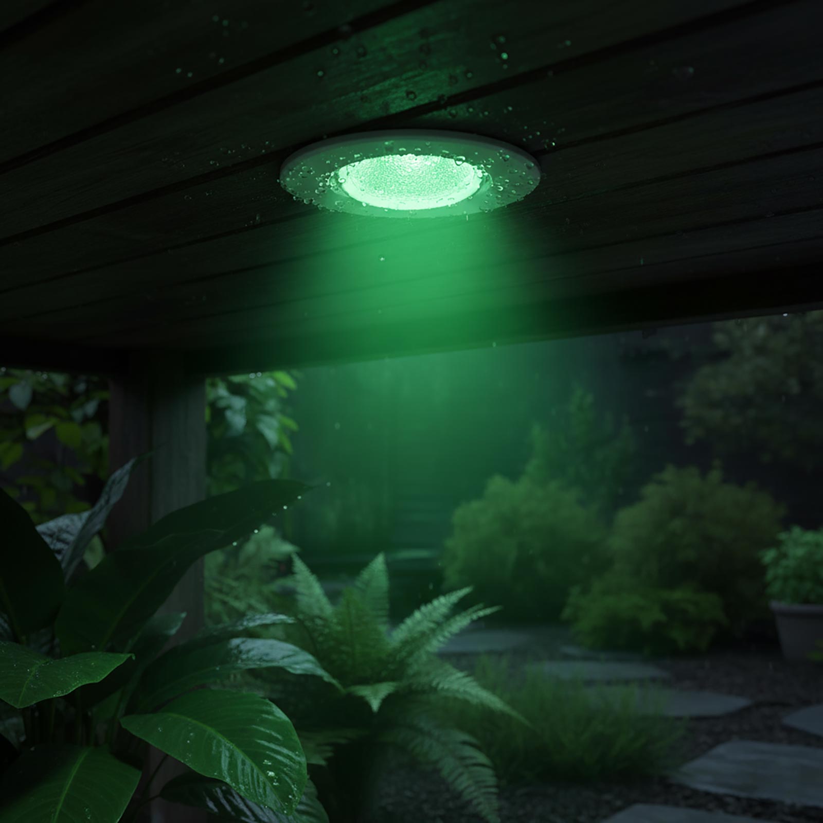 Faretto incasso SLIM impermeabile IP65 LED SPOT 4W RGB 24V orientabile basso profilo luce colorata discoteca bar barca camper