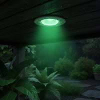 Faretto incasso SLIM impermeabile IP65 LED SPOT 4W RGB 24V orientabile basso profilo luce colorata discoteca bar barca camper