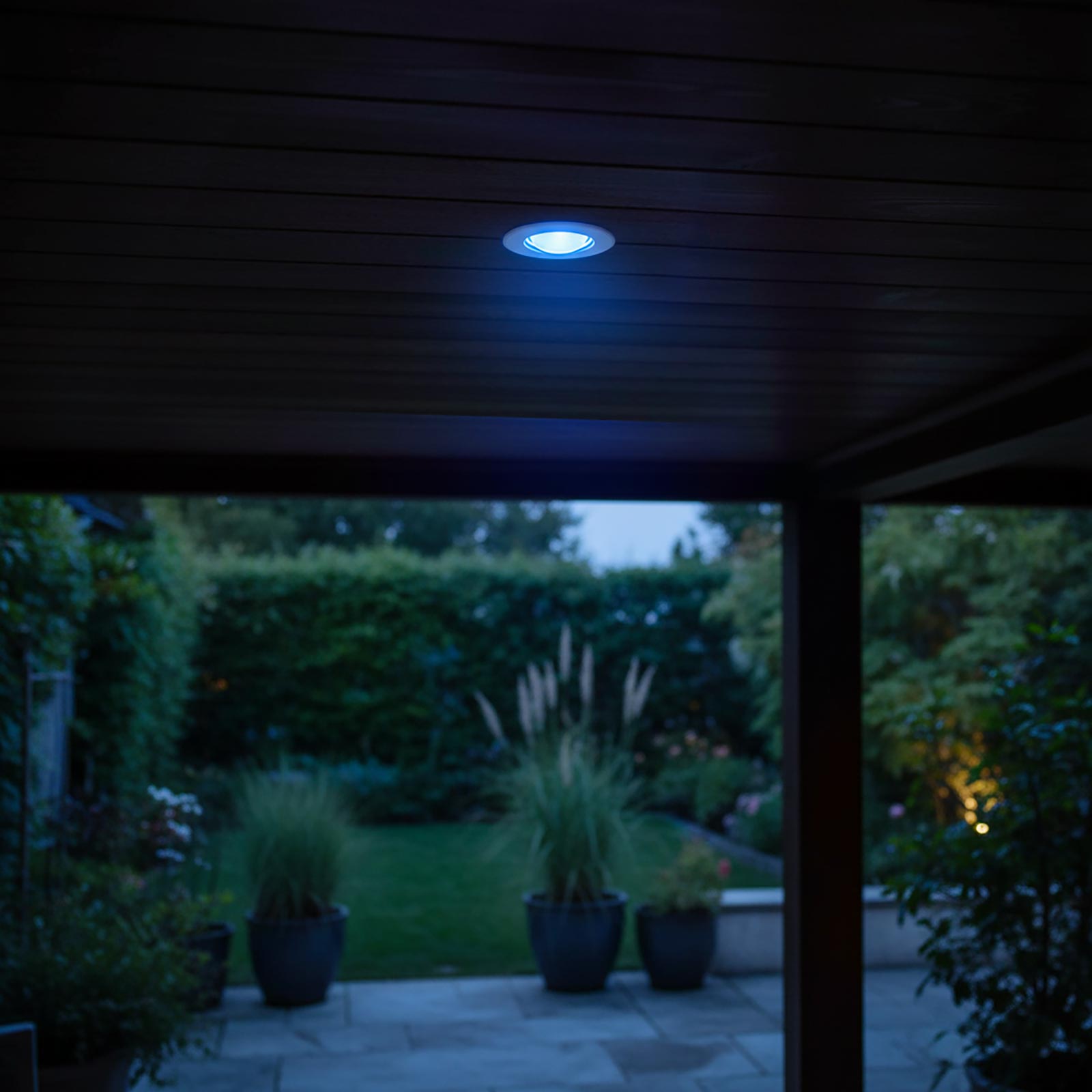 Faretto incasso SLIM impermeabile IP65 LED SPOT 4W RGB 24V orientabile basso profilo luce colorata discoteca bar barca camper