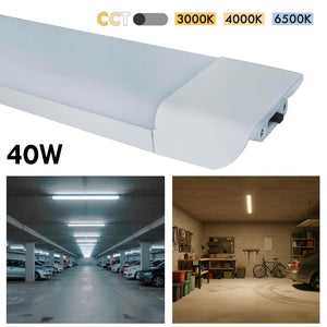 Plafoniera LED CCT 40W lampada parete soffitto muro officina garage ripostiglio 90cm luce interni 4000lm 230V