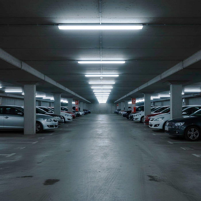 Plafoniera LED CCT 40W lampada parete soffitto muro officina garage ripostiglio 90cm luce interni 4000lm 230V