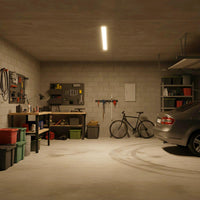 Plafoniera LED CCT 40W lampada parete soffitto muro officina garage ripostiglio 90cm luce interni 4000lm 230V