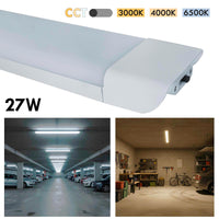 Plafoniera lineare LED 27W CCT lampada soffitto parete 2700lm luce interni cucina ripostiglio cantina 60cm 230V