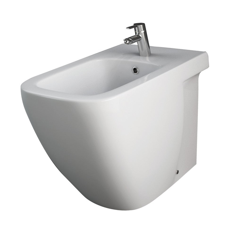 Bidet in ceramica con installazione filo muro - serie caroline