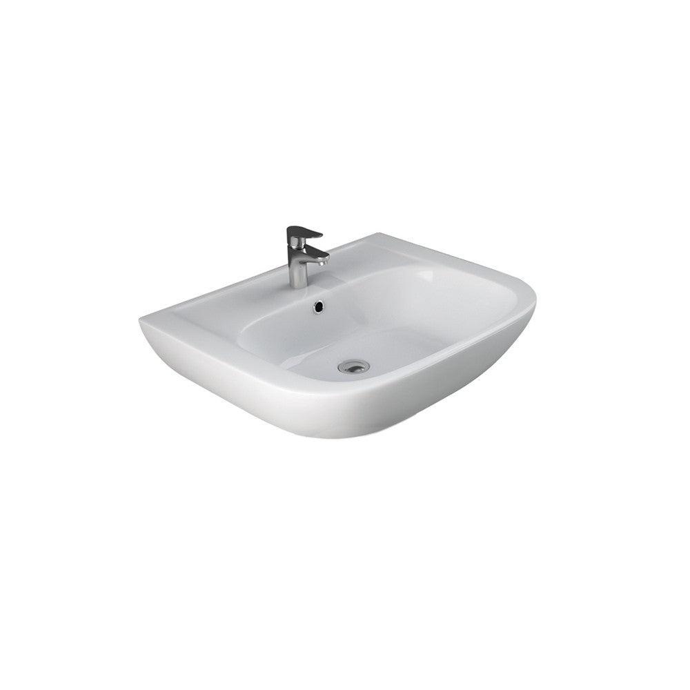 Lavabo da 55 cm in ceramica - serie caroline