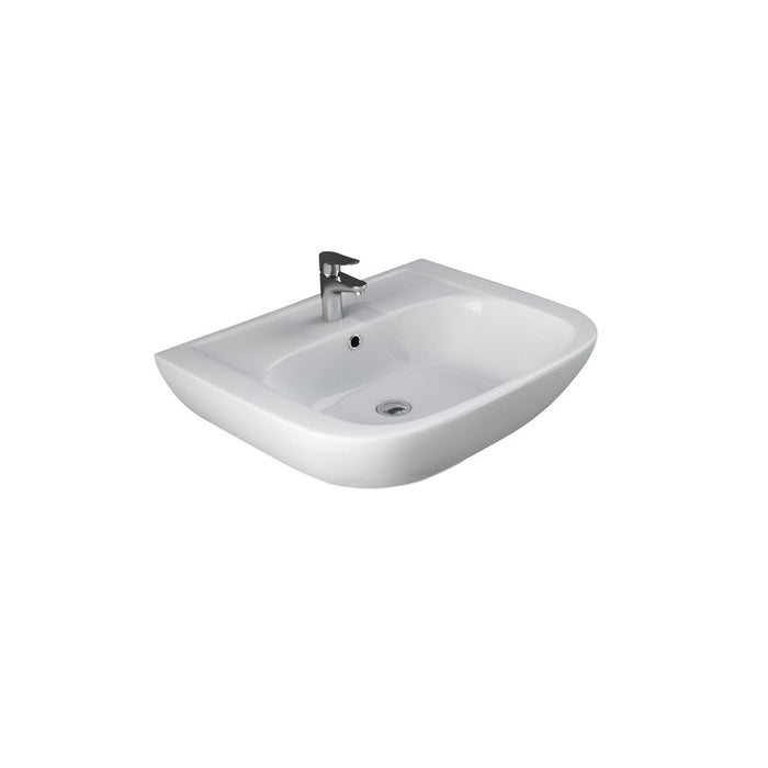 Lavabo da 55 cm in ceramica - serie caroline