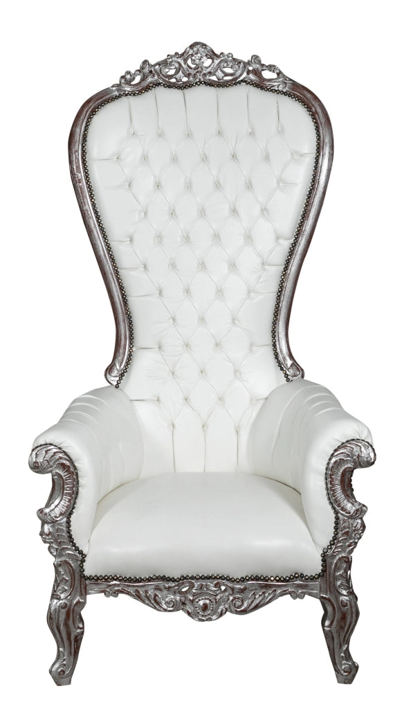 Biscottini POLTRONA A TRONO STILE FRANCESE LUIGI XVI IN LEGNO MASSELLO DI FAGGIO Opulenta,